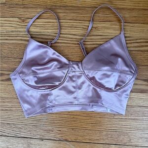 Princess Polly Satin Crop Top